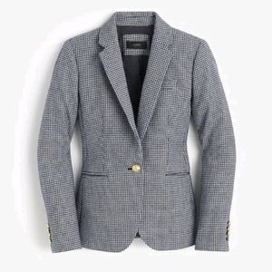 J.Crew Campbell Houndstooth Blazer, 8